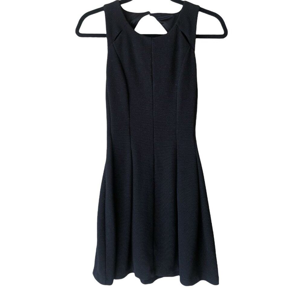 Elle Sleeveless Black fit and flare women's dress size 2